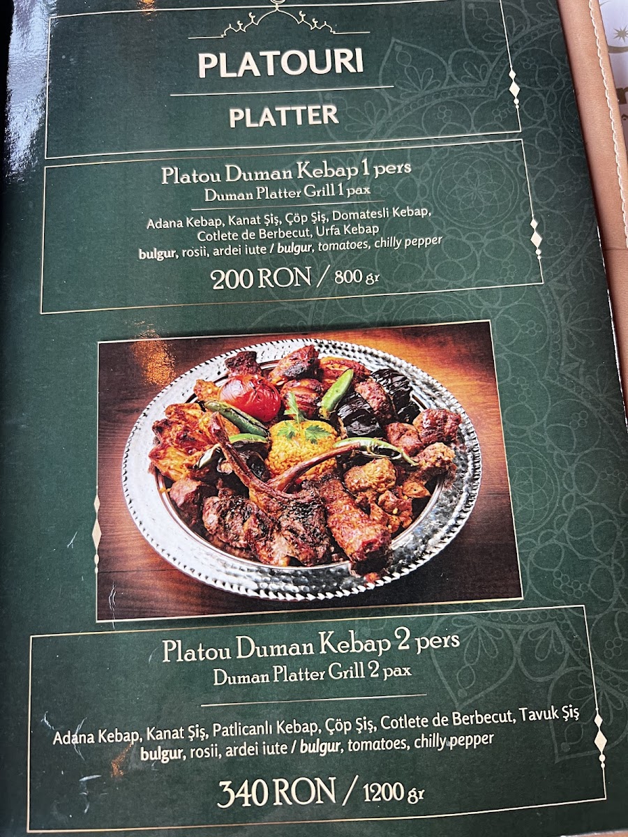 Menu Duman Herastrau-1